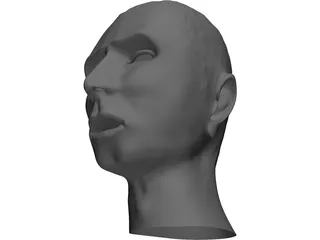 Head Johnie 3D Model preview