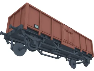 Bulk Carrier 3D Model preview