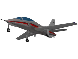 Kitplane ViperJet MKII 3D Model preview