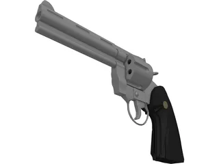 Colt Python 3D Model preview