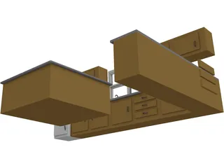 Kitchen 3D Model preview