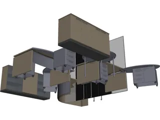 Office 3D Model preview