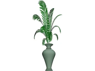 Plant In Vase 3D Model preview