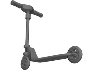 Scooter Electric 3D Model preview