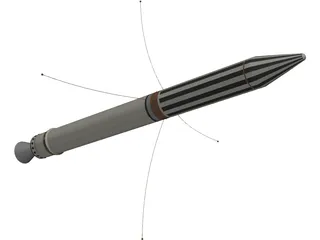 Explorer 1 Probe 3D Model preview