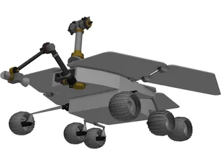 Mars Express Rover 3D Model preview