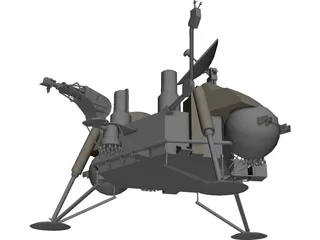 Mars Viking Probe Exploration 3D Model preview