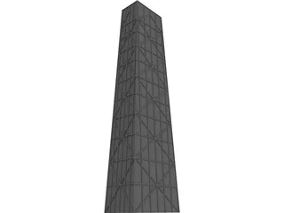 Hancock Tower, Chicago IL 3D Model preview