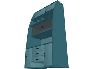 Cabinet 3D Model preview