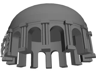 Ancient Dome 3D Model preview