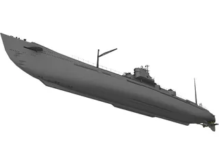 I-400 3D Model preview