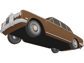 Rolls Royce Silver Shadow 3D Model preview