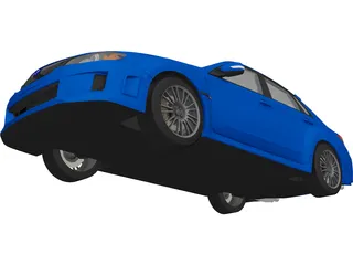 Subaru Impreza WRX STi 3D Model preview