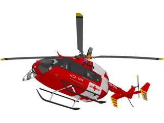 Eurocopter EC145 3D Model preview