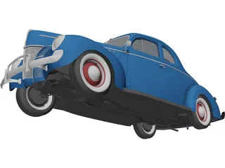 Ford Deluxe (1940) 3D Model preview