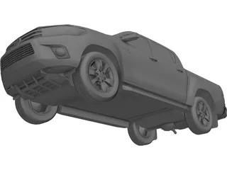 Toyota Hilux (2016) 3D Model preview