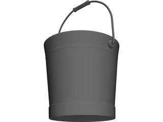 Water Bucket 3D Model preview