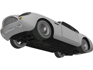 Aston Martin DB4 GT Zagato (1960) 3D Model preview