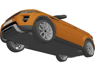 Land Rover Evoque Cabriolet 3D Model preview