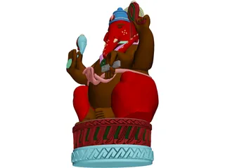 Ganesh 3D Model preview