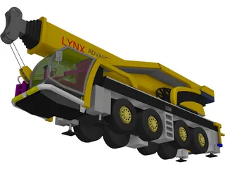 Lynx Crane 3D Model preview