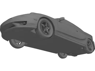Toyota Celica GTS (2005) 3D Model preview