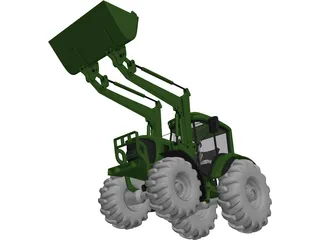 Front Loader 3D Model preview
