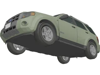 Ford Escape Hybrid 3D Model preview