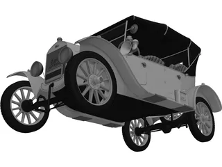 Ford Model T (1924) 3D Model preview