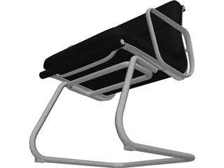Business Class Chair 3D Model preview