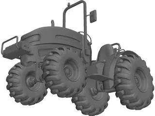 Tractor 3D Model preview