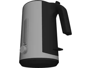Teapot Philips HD 4631 3D Model preview