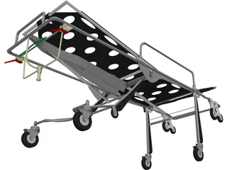 Meber Mercury Liter Stretcher 7080 3D Model preview
