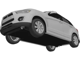 Mitsubish Outlander Sport (2013) 3D Model preview