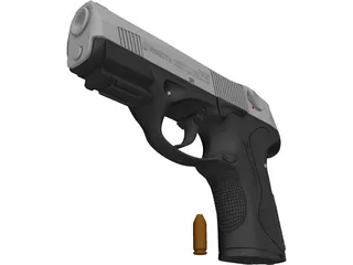 Beretta Px4 Storm 3D Model preview