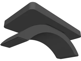 Pool Table 3D Model preview