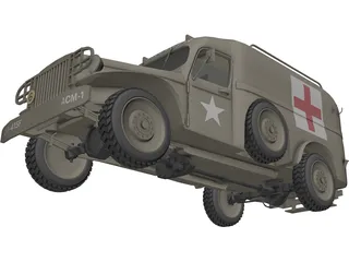 Ambulance 3D Model preview