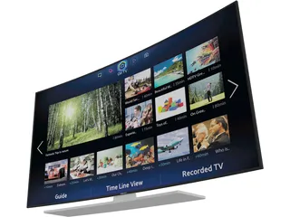 Samsung TV Curved 3D Model preview