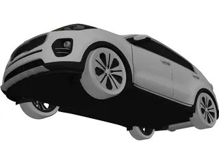 Kia Sportage (2017) 3D Model preview