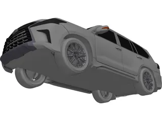 Lexus LX570 (2016) 3D Model preview