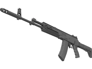 AK-12 3D Model preview