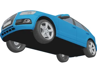 Audi Q5 (2013) 3D Model preview