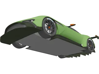 Aston Martin Vulcan (2016) 3D Model preview