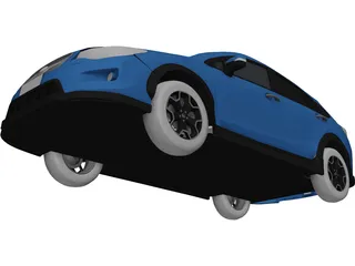 Subaru XV 3D Model preview
