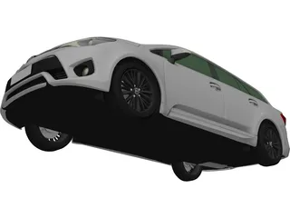 Toyota Avensis Wagon (2017) 3D Model preview