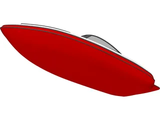 Speed Boat 3D Model preview