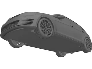 Volkswagen Golf GTI (2010) 3D Model preview