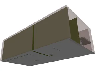Male and Female Toilet 3D Model preview
