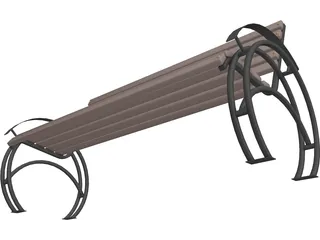 Bench 3D Model preview
