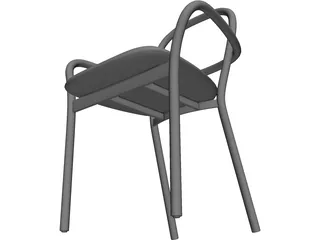 Studio Chair Niskota 3D Model preview